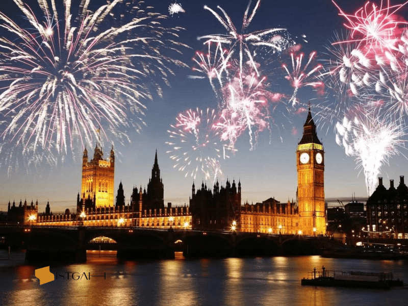 New Year celebration - London